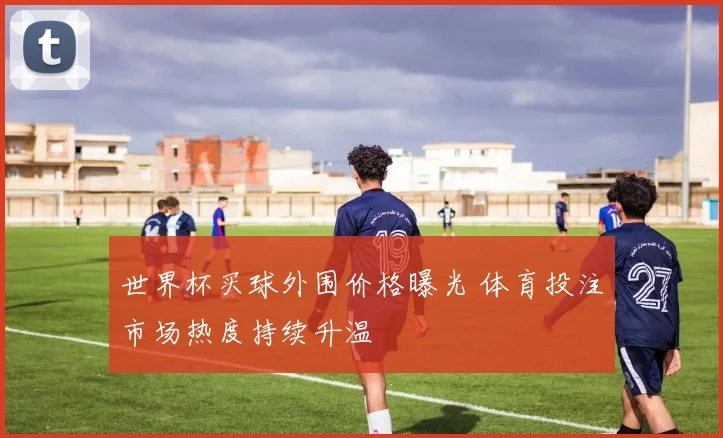 世界杯买球外围价格曝光 体育投注市场热度持续升温